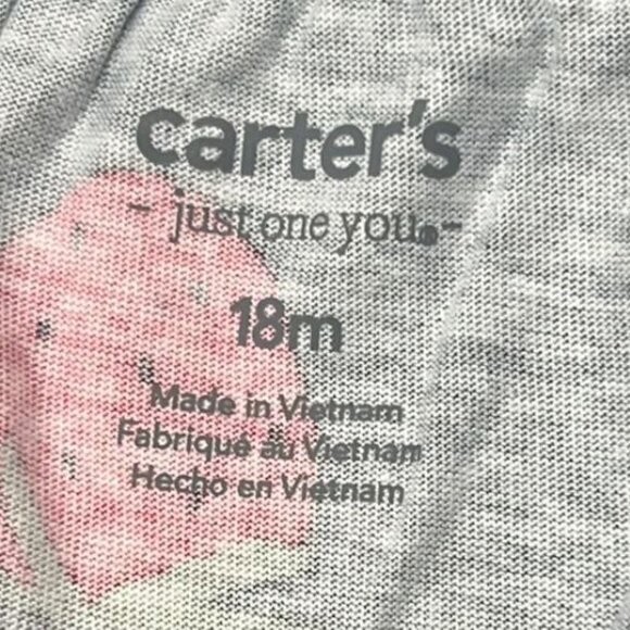 3/$15  Carter’s– Girls' Blue 18 Mnth Strawberry Print Sleeveless Dress - Picture 5 of 6